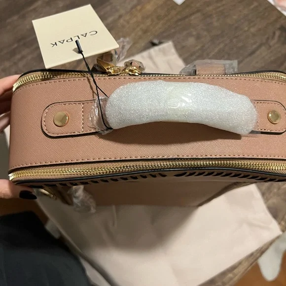 Calpak Kaya Laptop Backpack in Caramel - Picture 7 of 14